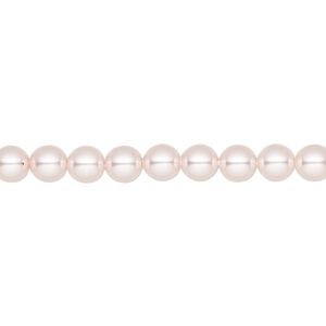 Pearl 100pk rosaline, Crystal Passions® 5mm round 5810