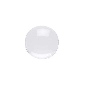 Cabochon, glass, transparent clear, 30mm non-calibrated round. Sold per pkg of 4.
