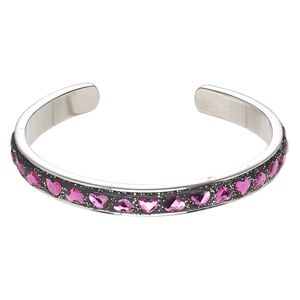 Bracelet, cuff, One of a Kind Jewelry, 7-1/2 inches. Only one available.