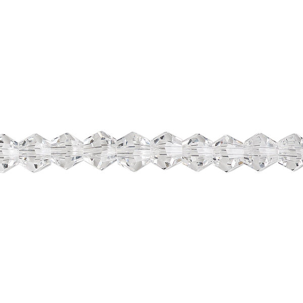 Bead 1pk transparent clear, Celestial Crystal® 6mm bicone 15.5-16 inch image number 0