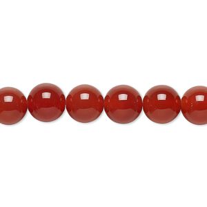 Carnelian 1pkg1, round bead 15.5-16 inch 8mm