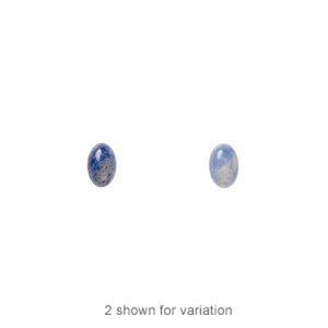 Sodalite 1pkg10, calibrated oval cab natural 6x4mm
