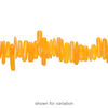Bead, coral (dyed), orange, 7x1mm-18x3mm cupolini, Mohs hardness 3-1/2 to 4. Sold per 16-inch strand. image number 1