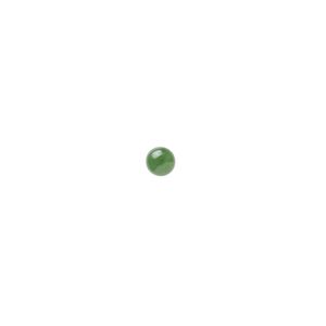 Nephrite jade 1pkg2, calibrated round cab natural 8mm
