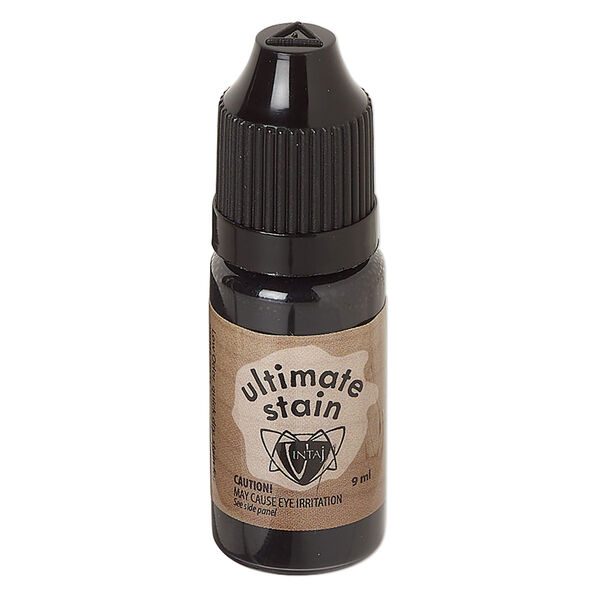 Stain, Vintaj® Ultimate Stain, ebony, (CSUS011). Sold per 9-milliliter bottle. image number 0