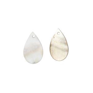 Drop, black lip shell (natural), 15x9mm hand-cut top-drilled teardrop, Mohs hardness 3-1/2. Sold per pkg of 2.