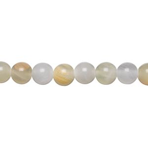 Italian "onyx" 1pkg1, round bead 15.5-16 inch 6mm