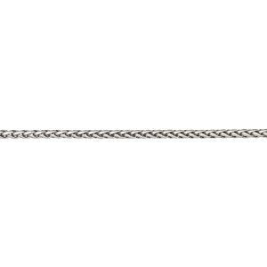 Chain 1pkg1 silver-plated ponytail, 3.2mm, antique brass 50 foot unfinished