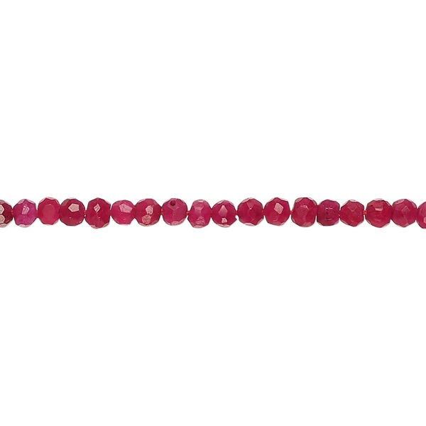 Quartz 1pkg1, hand-cut faceted rondelle bead 12 inch 3x2mm-4x3mm image number 0