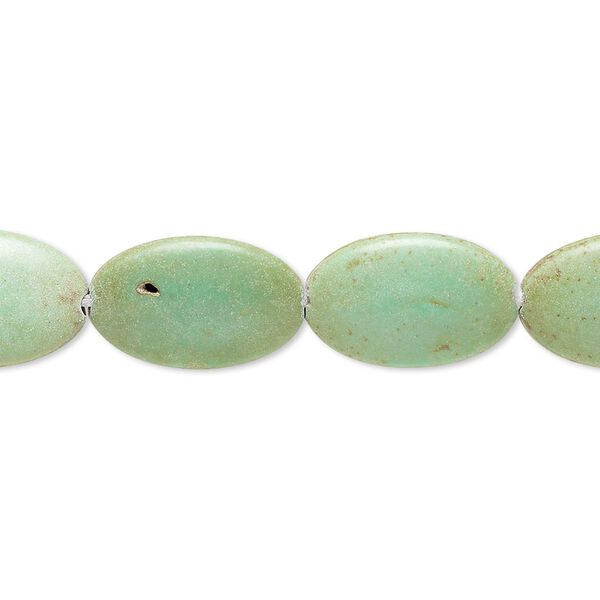 Magnesite 1pkg1, flat oval bead 15 inch 16x10mm image number 0