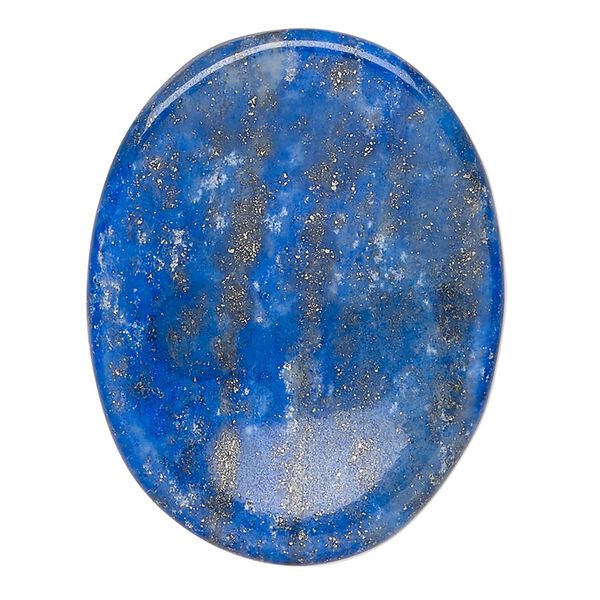 Lapis lazuli 1pkg1, oval worry stone natural 35x25mm image number 0