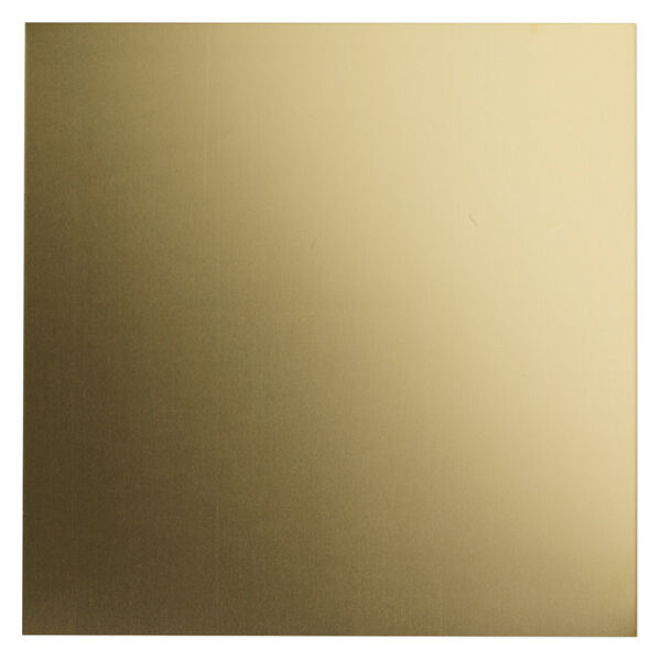 Sheet, copper and zinc, jeweler's bronze, half-hard, 6x6-inch square, 30 gauge. Sold individually. image number 0