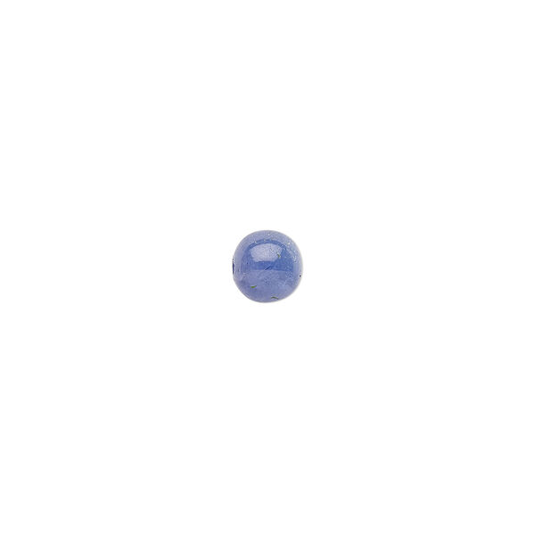 Tanzanite 1pkg1, half-drilled round bead B grade, 6mm image number 0