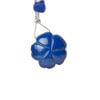 Lapis lazuli / rainbow moonstone 1pkg1, top-drilled hand-cut 1sided carved flower bead natural, 16mm image number 1