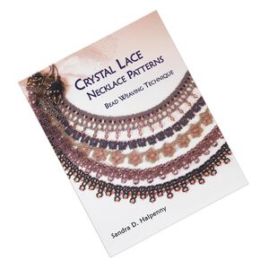 Book, "Crystal Lace Necklace" by Sandra D. Halpenny. Sold individually.