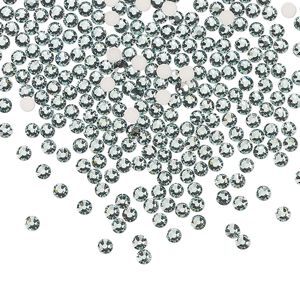 Flat back 144pk smoked sapphire foil back, Preciosa MAXIMA Czech crystal rhinestone 2.1-2.3mm chaton rose round SS7