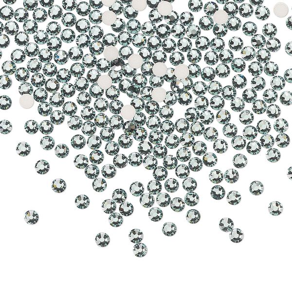 Flat back 144pk smoked sapphire foil back, Preciosa MAXIMA Czech crystal rhinestone 2.1-2.3mm chaton rose round SS7 image number 0