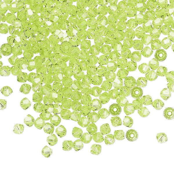 Bead 144pk citrus green, Crystal Passions® 3mm bicone 5328 image number 0