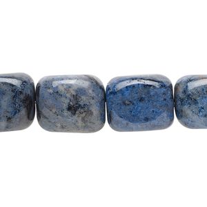 Dumortierite 1pkg1, tumbled nugget bead natural 15.5-16 inch medium