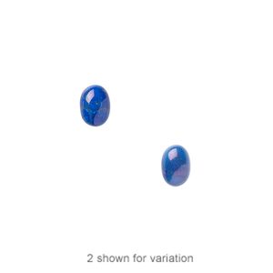 Howlite 1pkg10, calibrated oval cab 7x5mm