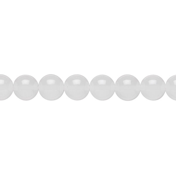 Bead, Malaysia "jade" (quartz) (natural), 6mm round, B grade, Mohs hardness 7. Sold per 15-1/2" to 16" strand. image number 0