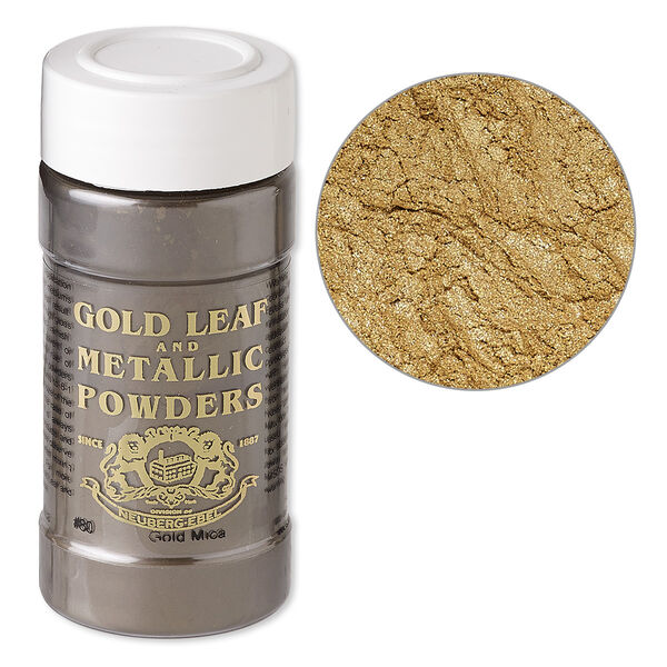 Mica powder 1pkg1, gold (0080-002) 1 oz image number 0