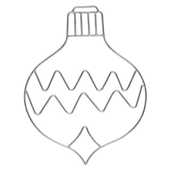 Wire frame, steel, 8-1/2 x 6-1/2 inch bulb. Sold individually. image number 0