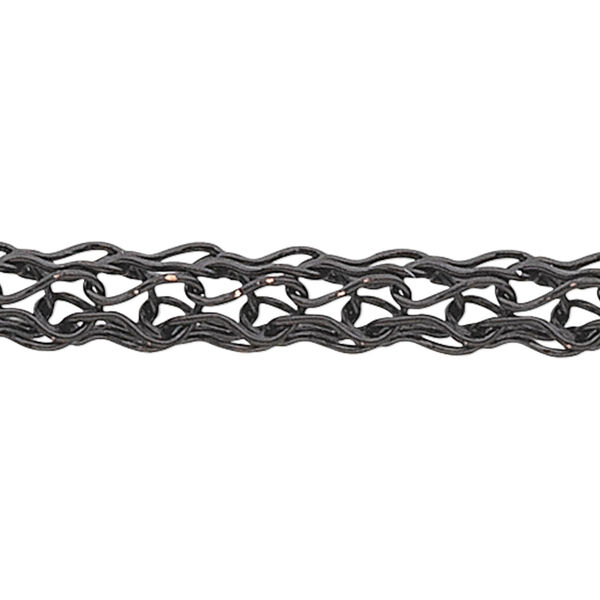 Wire, enamel and copper, black, 2.5mm knit. Sold per 25-foot spool. image number 0