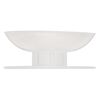 Huggy Spool®, soft plastic, clear, 2-1/2 inch round with 3/4 inch hole. Sold per pkg of 4. image number 1