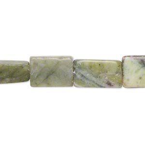 Multi-serpentine 1pkg1, flat rectangle bead natural 15 inch 13x9mm-17x10mm