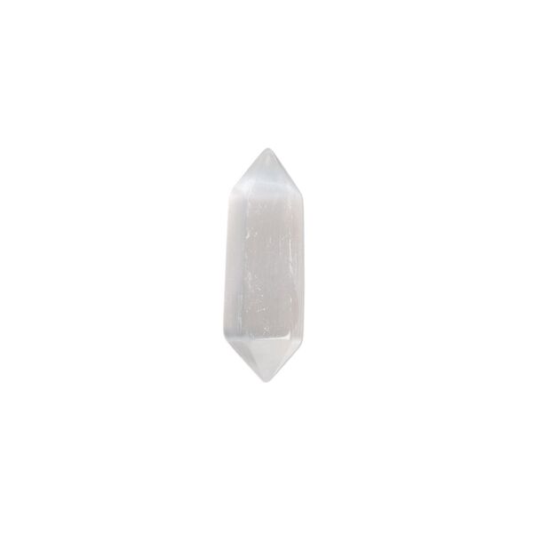 Selenite 1pkg1, hand-cut undrilled double terminated point component 19x6mm-21x6mm image number 0