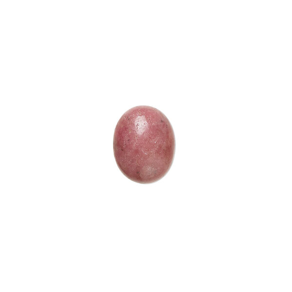Rhodonite 1pkg6, calibrated oval cab natural C grade, 10x8mm image number 0