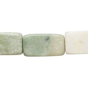 Multi-serpentine 1pkg1, square tube bead natural 15 inch 20x9mm-23x13mm