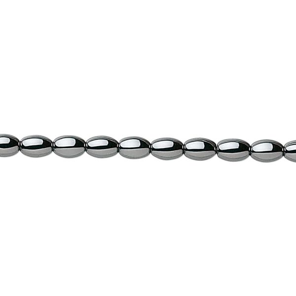 Hemalyke™ 1pkg1, oval bead 15.5-16 inch 5x3mm image number 0