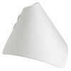 Display, bracelet, leatherette, white, 3-1/4 x 3-3/8 x 4-inch wrap-around snap cone. Sold individually. image number 0
