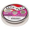 Beading wire, Accu-Flex&reg; 1pkg1, nylon and stainless steel, clear, 21 strand, 0.014-inch diameter, 30-foot spool. image number 0