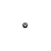 Bead 1pkg1, Navajo pearl style, brushed oxidized sterling silver, 15x5mm oval. image number 1