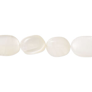 Grey moonstone / peach moonstone 1pkg1, hand-cut nugget bead natural, 13 inch small to medium / pale