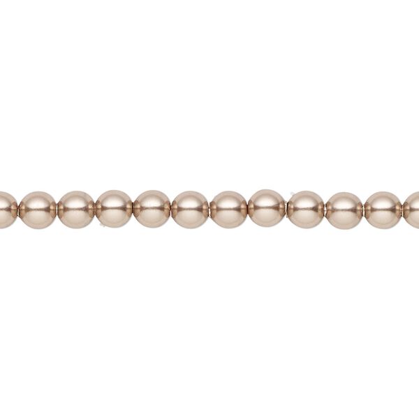 Pearl 500pk bronze, Swarovski® 4mm round 5810 image number 0