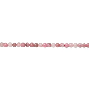 Rhodonite 1pkg1, round bead natural 15.5-16 inch 2mm