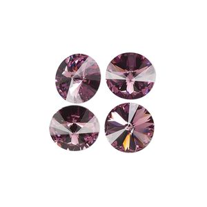 Chaton 288pk iris foil back, Swarovski® 10.54-10.91mm rivoli SS47 1122