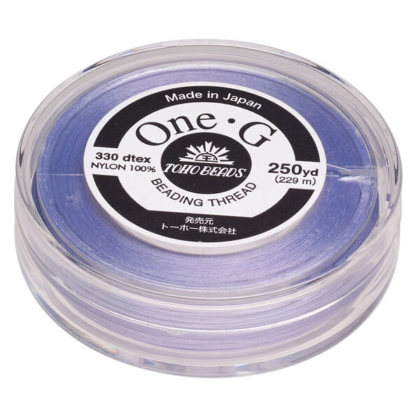 Thread, One-G™, nylon, pkg/250 yards, light lavender, size 0. image number 0