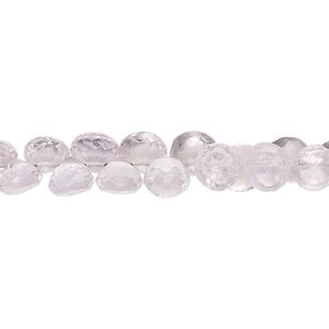 Lavender amethyst 1pkg1, hand-cut top-drilled faceted teardrop bead natural 9 inch 5x4mm-7x5mm