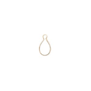 Drop, Wrap-Tite®, 14Kt gold, 7x5mm pear setting. Sold individually.