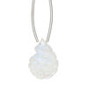 Bead, rainbow moonstone (natural), 20x15mm hand-cut top-drilled two-sided carved nautilus, B grade, Mohs hardness 6 to 6-1/2. Sold individually. image number 0