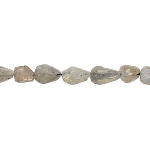 Labradorite 1pkg1, hand-cut faceted teardrop bead natural 13 inch 6x5mm-10x6mm