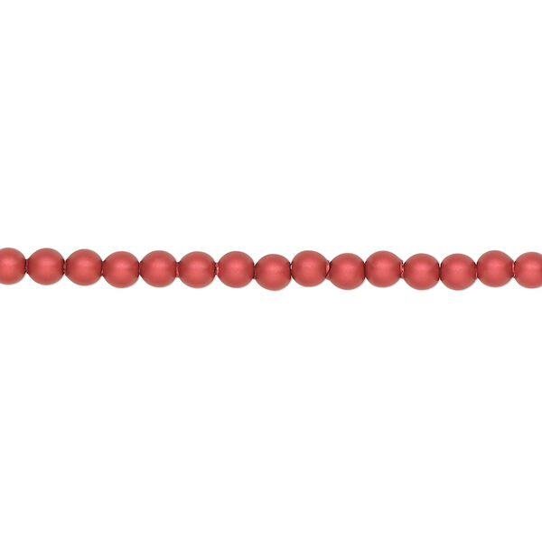 Pearl 1000pk rouge, Swarovski® 3mm round 5810 image number 0