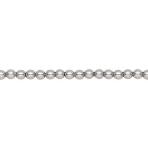 Pearl 1000pk grey, Swarovski® 3mm round 5810