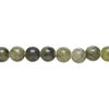 Russian serpentine 1pkg1, round bead natural, 15 inch 6-7mm image number 0
