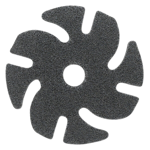 Abrasive disc, 3M™ Scotch-Brite™ EXL Unitized, plastic, brown, fine grit, 3-inch replacement disc for Jooltool™. Sold individually. image number 0